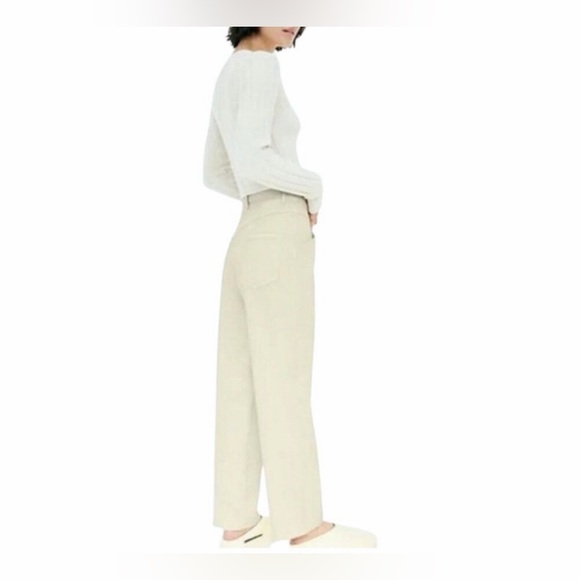 Aritzia Wilfred Free “Archer Pant” High Rise Utility Pants.  Size 0. Beige. NWOT - Picture 12 of 16